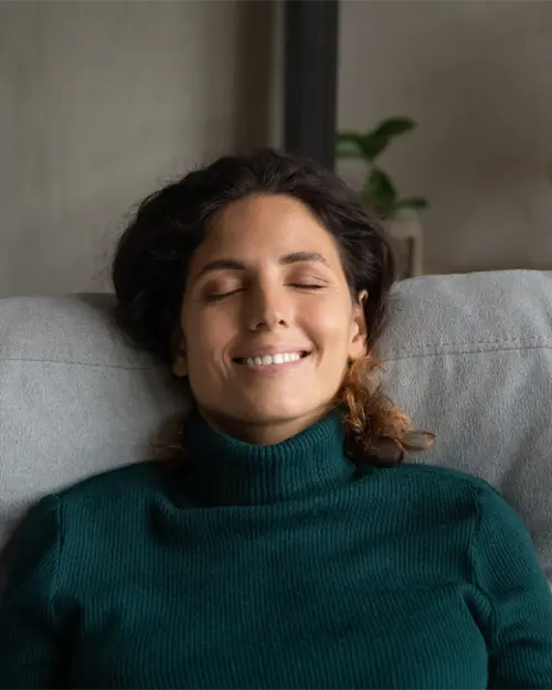 Happy Woman With No Pain