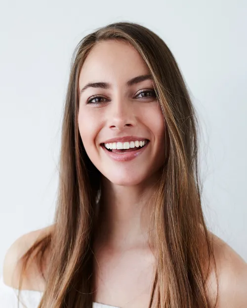 Woman Smiling After Treatment