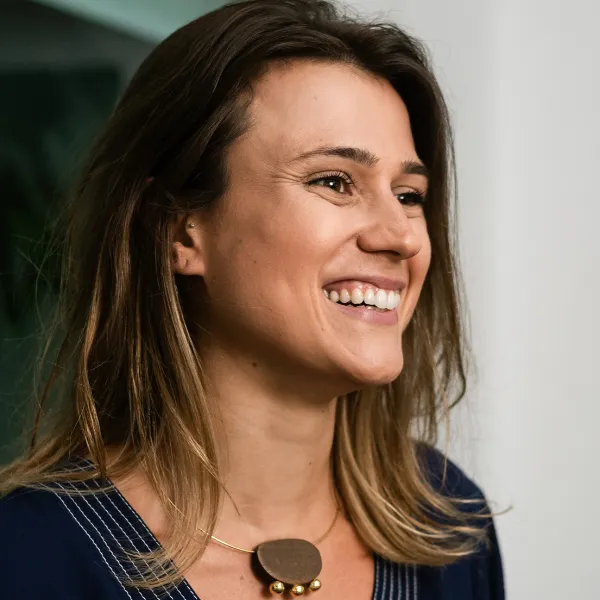 Woman Smiling With Necklace